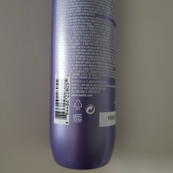Matrix So Silver Purple Shampoo Neutralizes Yellow Tones 10.1 Fl Oz New - Picture 4 of 8